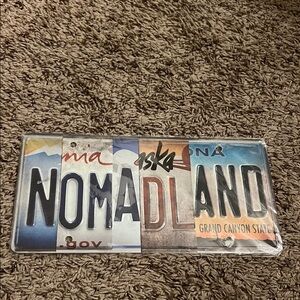 Nomadland Decorative License Plate